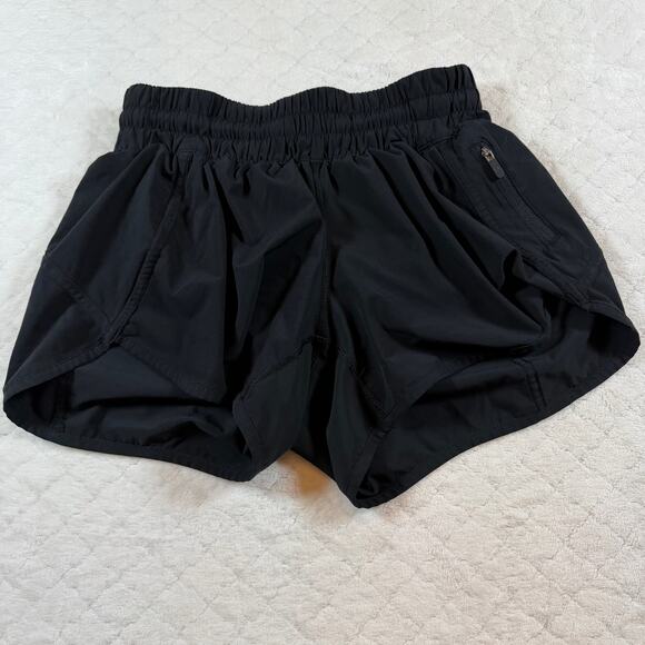 Lululemon Lined Tracker Short V 4" Black W7AZ2S - size 6 - Picture 1 of 8